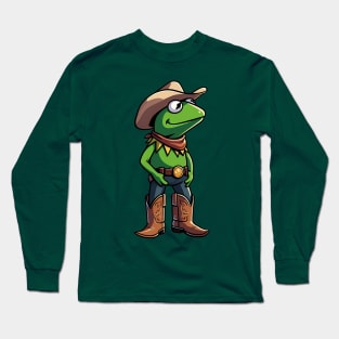 Cowboy Kermit The Frog Long Sleeve T-Shirt